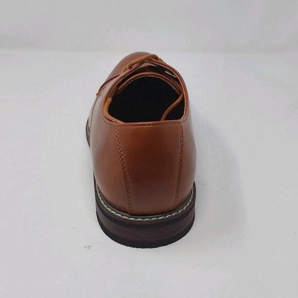 Bruno Marc Brown Cap Toe Oxford Dress Shoes Men’s 9.5 Lace Up Formal AG3UFFER